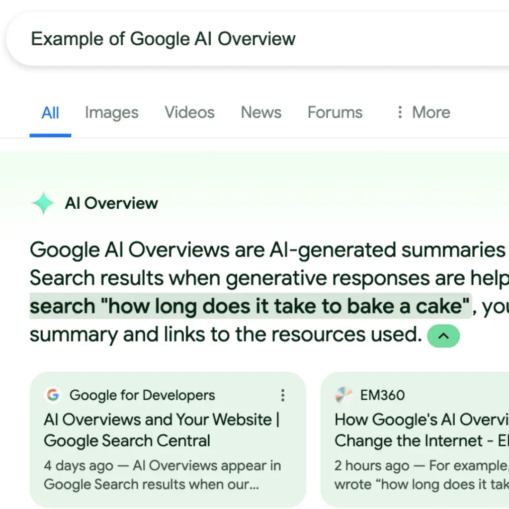 Google AI Overviews