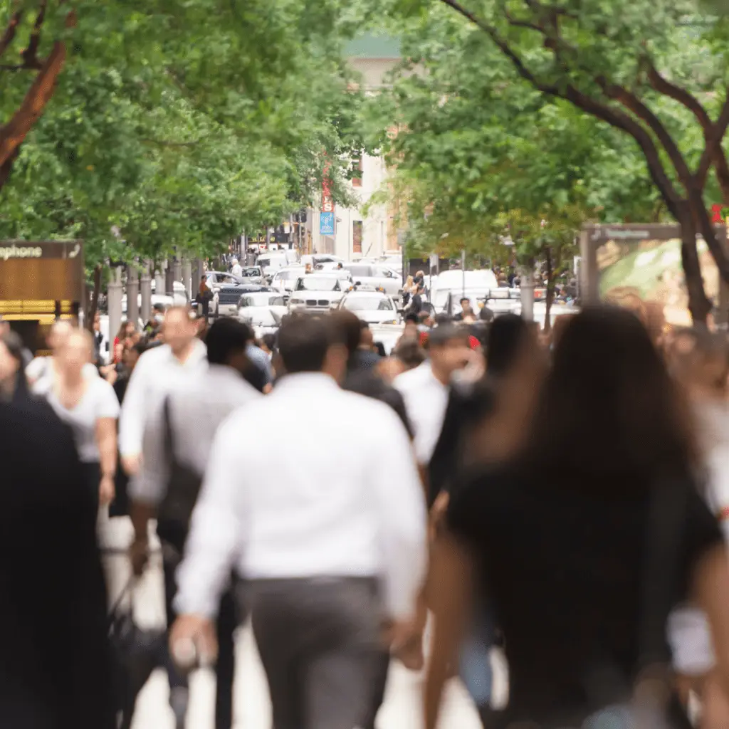 People Walking_Outside_Crowd
